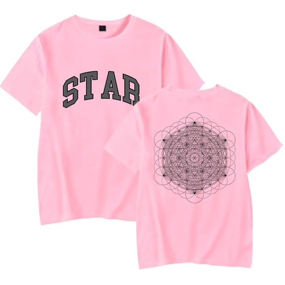 2hollis Merch Star T-shirt Crewneck Short Sleeve Women Men Casual Streetwear Tee