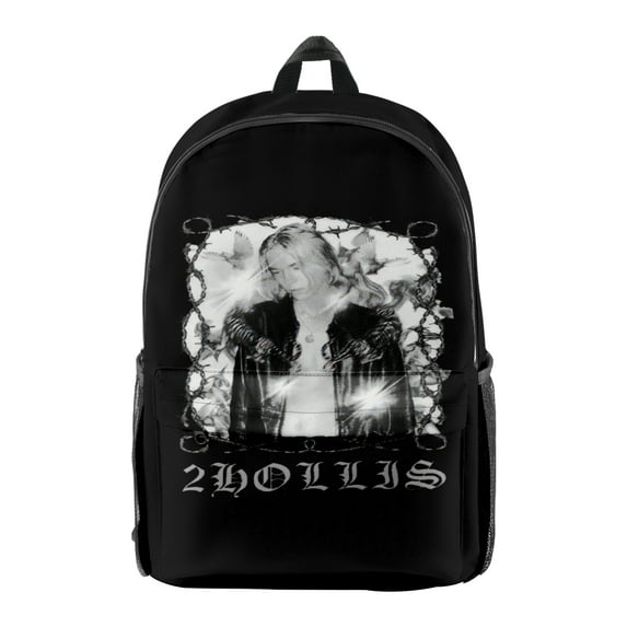 2hollis Photo Print Merch Backpack Rapper Bags Unisex Fashion Casual Streetwear Shoulders Bag