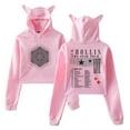 thumbnail image 1 of 2hollis The Star Tour 2025 Hoodie Cat Ears Hooded Sweatshirt Long Sleeve Crop Top Women's Clothes, 1 of 3