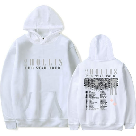 2hollis The Star Tour 2025 Hoodies Merch Women Men Long sleeve Fashion Casual Hooded Sweatshirts