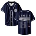 thumbnail image 1 of 2hollis The Star Tour 2025 Merch Baseball Jersey V-Neck Shirt Women Men Short Sleeve Streetwear Clothes, 1 of 3