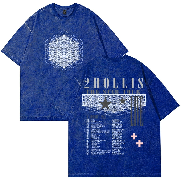 2hollis The Star Tour 2025 Merch Cotton T-Shirt Wash Tee Women Men