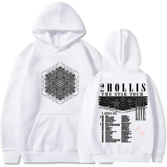 2hollis The Star Tour 2025 Merch Hoodie Pockets Drawstring Unisex Hooded Sweatshirt Fashion Clothing