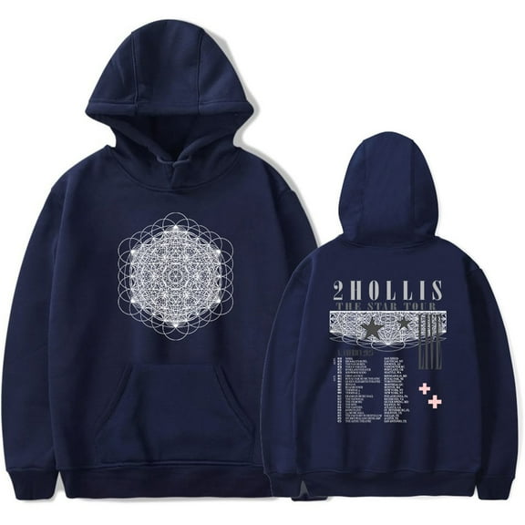 2hollis The Star Tour 2025 Merch Hoodies Women Men Casual Long Sleeve Sweatshirt Fashion Clothes