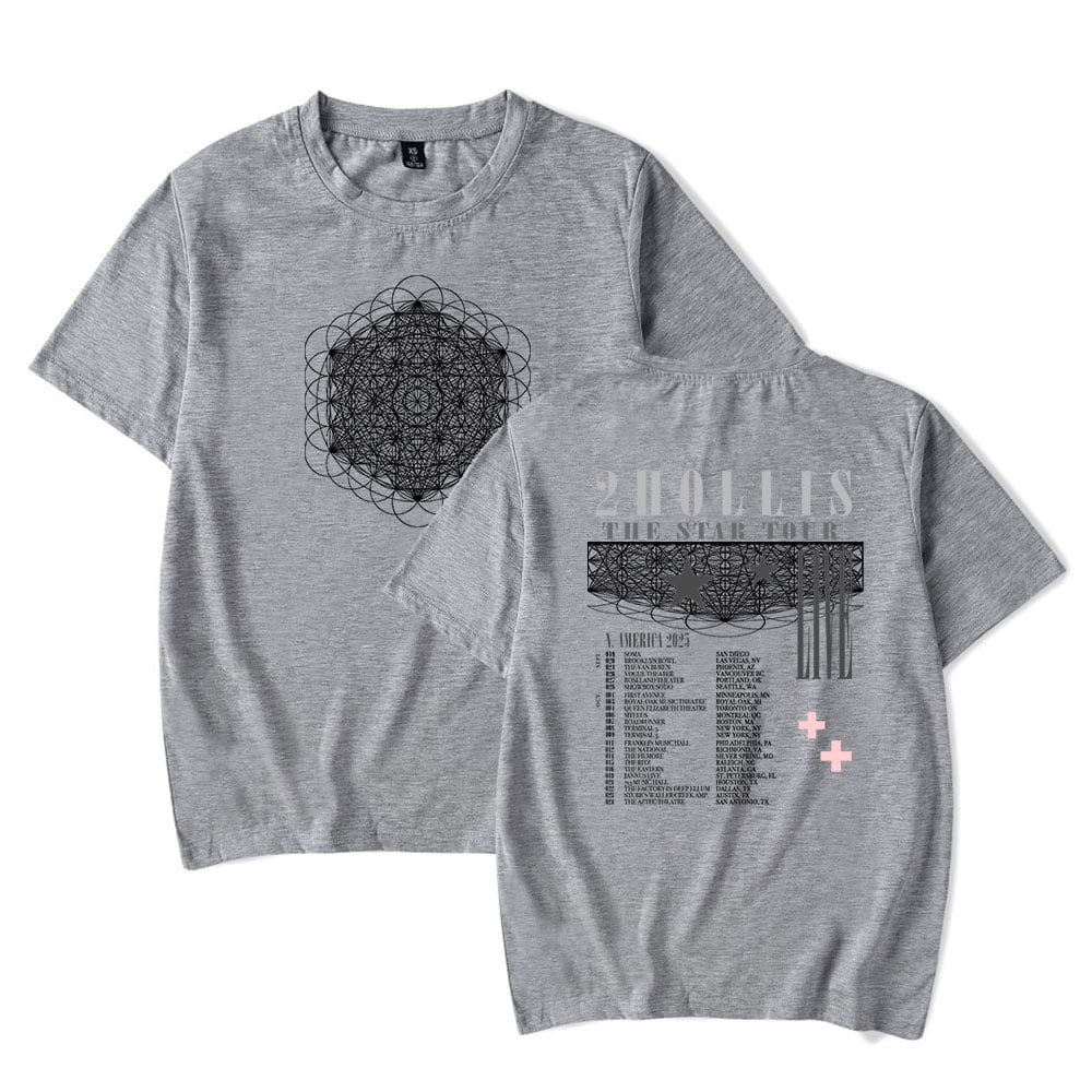 2hollis The Star Tour 2025 Merch T-Shirt Women Men Crewneck Casual