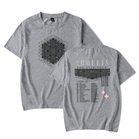 2hollis The Star Tour 2025 Merch T-Shirt Women Men Crewneck Casual Short Sleeve Tee