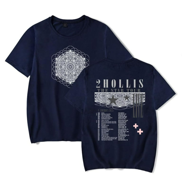 2hollis The Star Tour 2025 T-Shirt Unisex Short Sleeve Round Neck