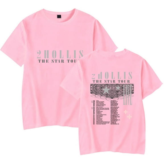 2hollis The Star Tour 2025 T-shirts Women Men Clothes Trend Casual Short Sleeve Top