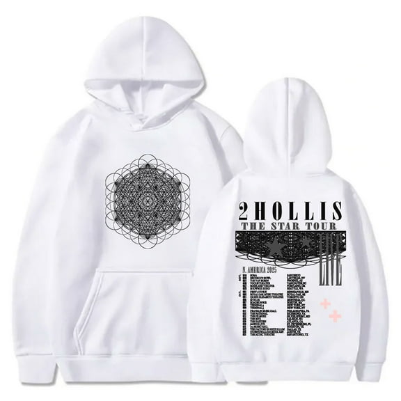 2hollis The Star Tour Hoodies Long Sleeve Streetwear Cosplay Unisex HipHop Hooded Sweatshirts