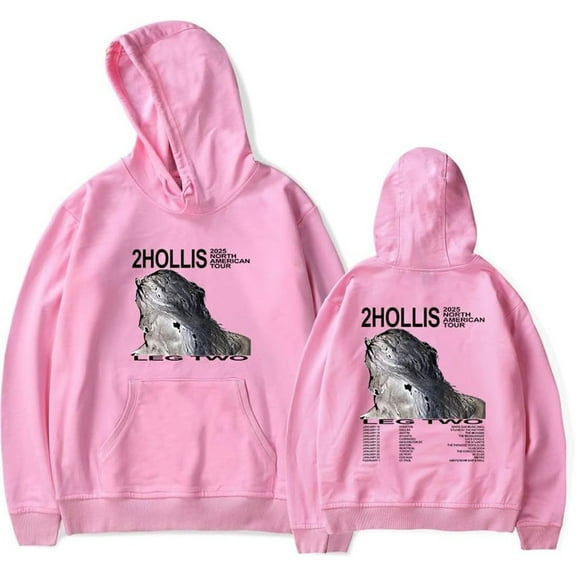 2hollis Tour 2025 Merch Hoodie Pockets Drawstring Unisex Hooded Sweatshirt Fashion Clothing