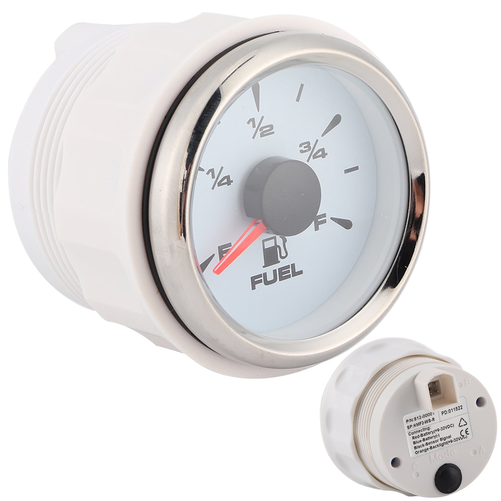 2in Fuel Gauge,2in 190ohm Fuel Meter Fuel Gauges Digital Display 8