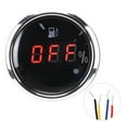 2in Fuel Level Gauge LED Digital Display Smart Red Light Alarm for