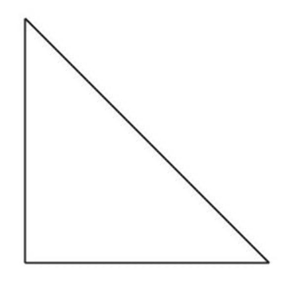 2in Half Square Triangle Template