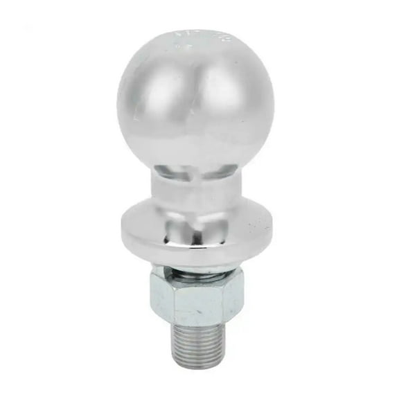 2in Trailer Hitch Ball 3/4x13/4in Shank Universal 3500LBS Steel Chrome Plated Caravan Towing Ball ,Dependable Strength