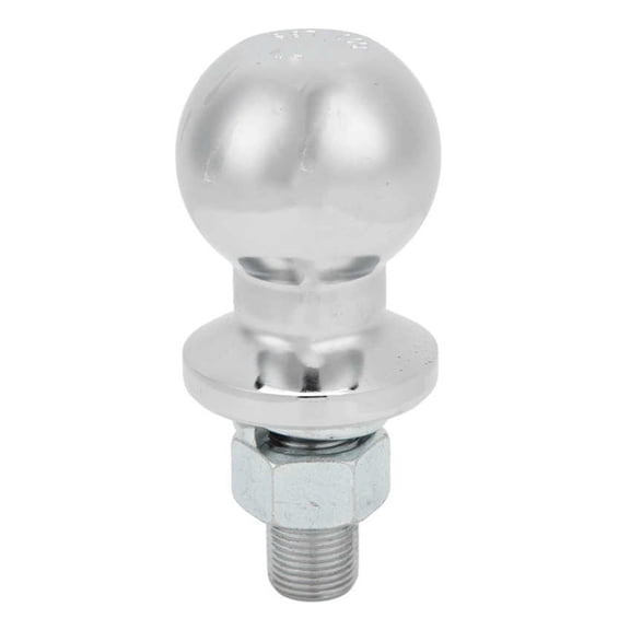 2in Trailer Hitch Ball 3/4x13/4in Shank Universal 3500LBS Steel Chrome Plated Caravan Towing Ball ,Universal Fit