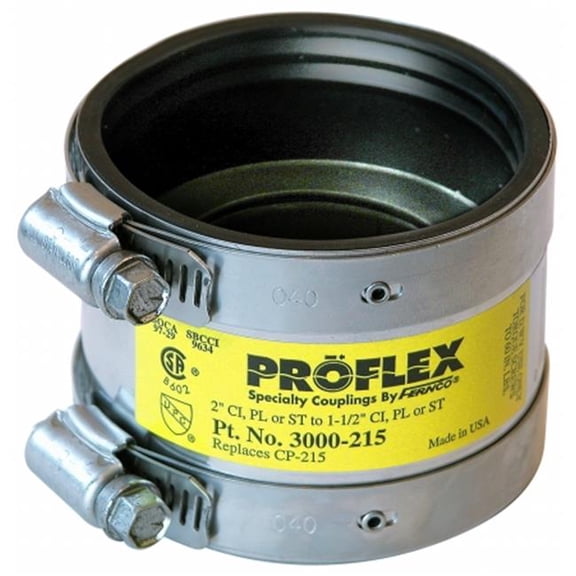 2in. X 1-.50in. Proflex Coupling Proflex Coupling 2in. X 1-.50in.
