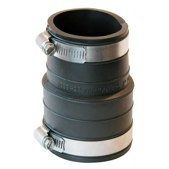 2in. X 2in. Rubber Flexible Coupling Repair Fitting
