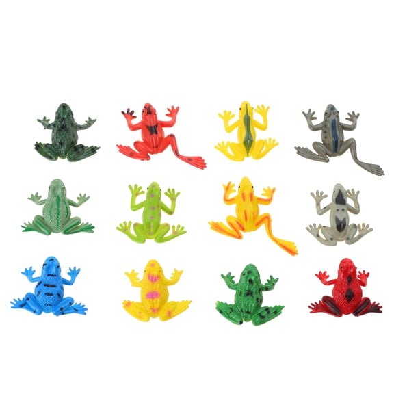 2in for Frog Model Figures Realistic Amphibian Frogs PVC Figurine Interactive Prank Toy Kids Early Education Gift