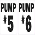 thumbnail image 1 of 2in x 4in Pump #5 and Pump #6 Stickers, 1 of 1