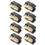 2in x 6' Ratchet Strap Tie Downs with Snap Hooks - 8-Pack