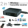 2in1 5.0 Wireless Audio Receiver HIFI MP3 Adapter AUX 240v to 120v