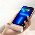 thumbnail image 1 of 2in1 5000mAh Mini Power Bank Portable Fast Charger External Small Battery Pack, 1 of 1