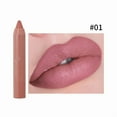 thumbnail image 1 of 2in1 Matte Lip Liner and Lipstick Combo, Matte Longwear Waterproof Lipstick, Cream Lip Liner and Lipstick Combo Makeup, Waterproof & Smudge-Proof Longwear Pigmented (#01), 1 of 9