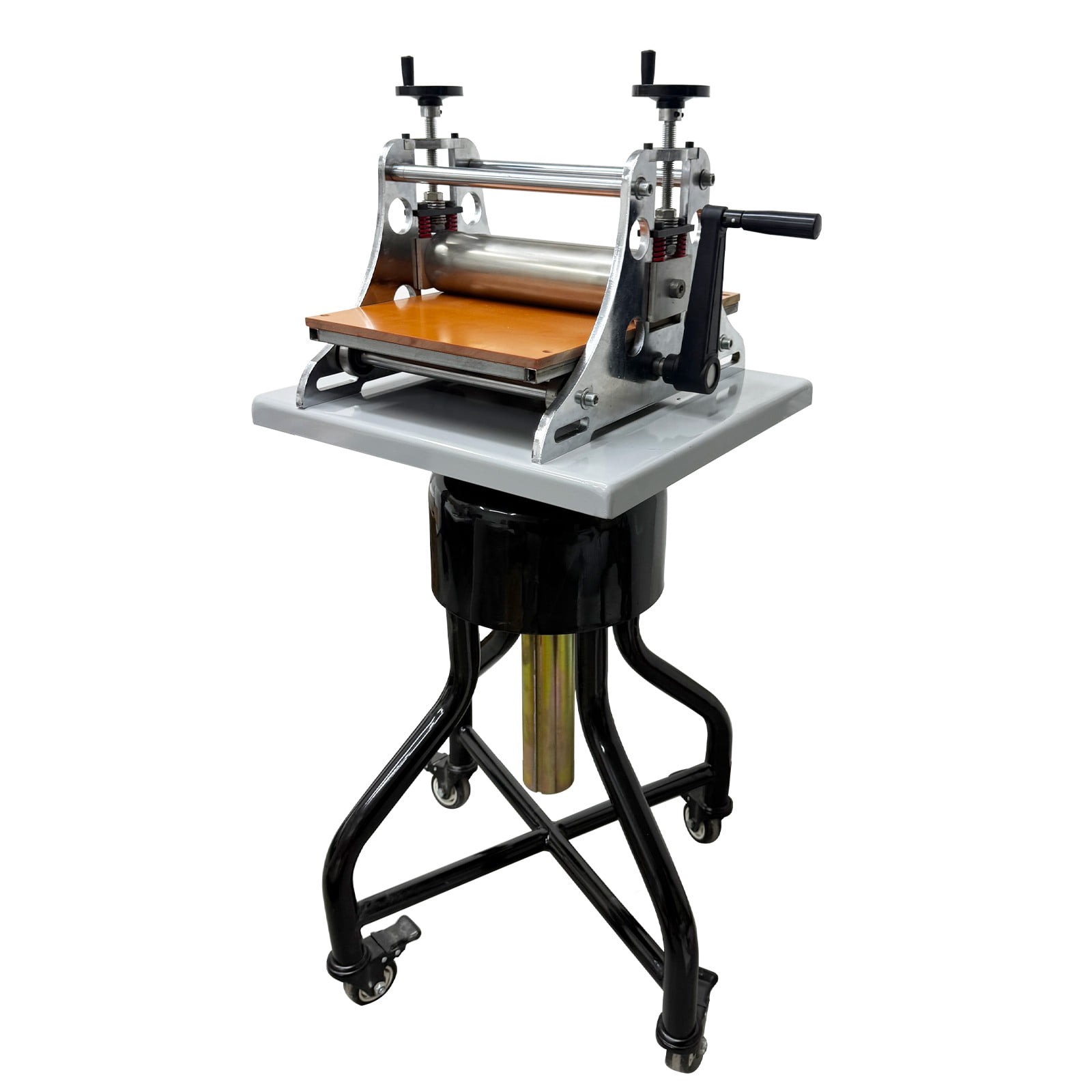 2in1 Sculpture Turntable and Printmaking Machine 360°Rotating Clay Wheel Engraving Machine