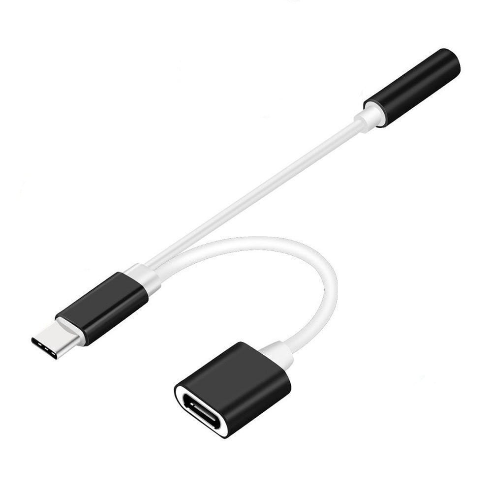 2in1 USB Type C To 3 5mm Jack AUX Audio Splitter Converter Adapter vuygyu-usb-type-c-to-3-5mm-female-headphone-jack-adapter-usb-c-to-aux