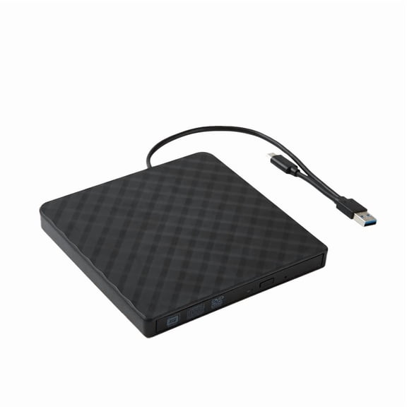 2in1 USB3.0 Type C Slim External DVD RW CD Writer Slim Optical Drive Burner Reader Player ,Latest USB 3.0 Tech