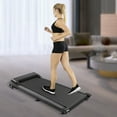 thumbnail image 1 of 2in1 Walking Pad Under Desk Treadmill with Incline 2.5HP for Home Office, 1 of 18