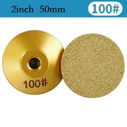 2inch 50mm Brazing Diamond Edge Profile Grinding Wheel for Marble M10 thread