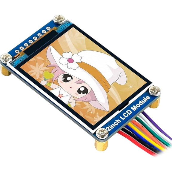 2inch IPS LCD Module 240320 Resolution Display for /Jetson Nano/Arduino/STM32,SPI Interface RGB, 262K Color Display Color 3.3V Operating Voltage