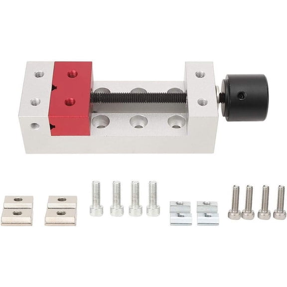2inch Mini Drill Press Bench Vice Clamp Aluminum Flat Clamp Opening Parallel Table Bench Vise Press Machine Vise DIY Carving Bed Fixing Tool$$Tools & Hardware Other