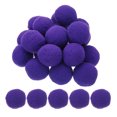 thumbnail image 1 of 2inch Pom Poms for Crafts, 20pcs Pompoms for Crafts Puff Balls Bulk Fuzzy Balls for Hats Christmas Art DIY, Dark Purple, 1 of 7