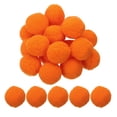 thumbnail image 1 of 2inch Pom Poms for Crafts, 20pcs Pompoms for Crafts Puff Balls Bulk Fuzzy Balls for Hats Christmas Art DIY, Light Orange, 1 of 7