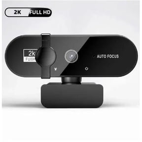 2k HD USB Webcam - High Resolution Computer Camera for Online Classes, Video Conferencing & Live Streaming
