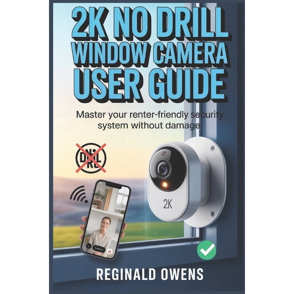 2k No Drill Window Camera: Easy Accessibility Tools, Secure Online Connections, and Time-Saving Tricks to Embrace Techno, (Paperback)