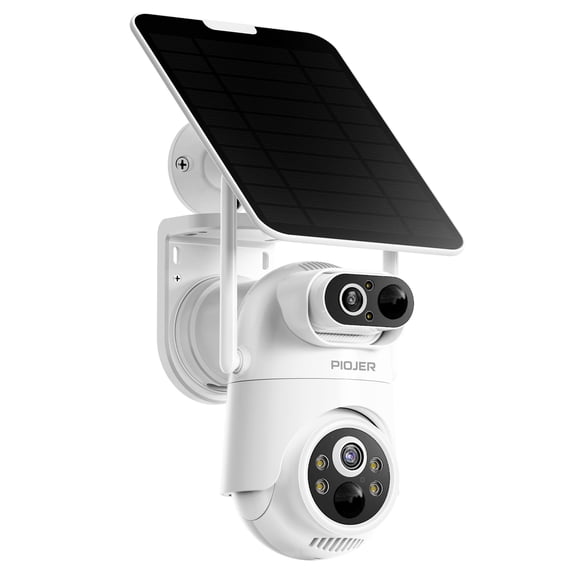 2k Solar Security Cameras Wireless Outdoor,Dual-Lens 360° PTZ Home ...