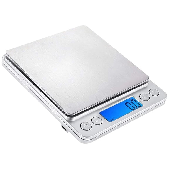 2kg/3kg/500g Multifunction Kitchen Scale Accurate Weighting Precision Food Meat Scale LCD Display Jewelry Lab Carat Powder Scale