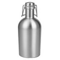 thumbnail image 1 of 2l Stainless Steel Homebrew Beer Growler Secure Swing Top Lid, 1 of 5