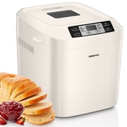 2lb Bread Machine, 12 Presets Bread Maker Gluten-Free Setting, 13 Hour Delay Timer, White