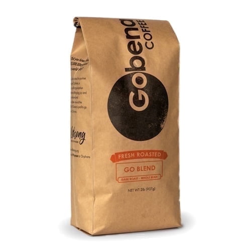 2lb Go Blend Dark Roast Whole Bean Coffee