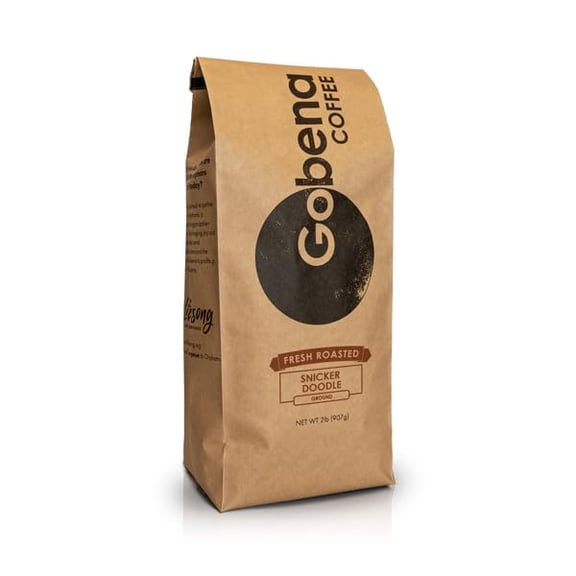 2lb Snickerdoodle Meduim Roast Ground, 32 ounce bulk coffee,100% Arabica Coffee