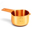 thumbnail image 1 of 2lbDepot 1 Cup Measuring Cup Copper Stainless Steel Metal, Accurate, Engraved Markings US & Metric (240 ml), Wet Liquids & Dry Food Ingredients for Kitchen Baking & Cooking, One Single Cup, 1 of 7