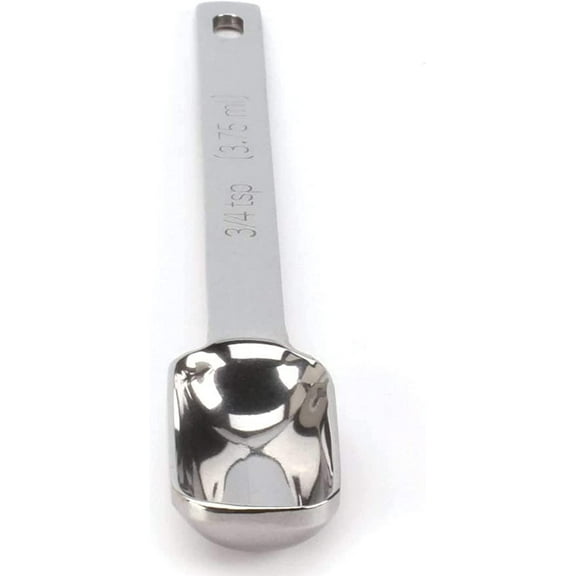 2lbDepot Single 1/8 Teaspoon (tsp) Measuring Spoon, Heavy-Duty Stainless Steel, Narrow