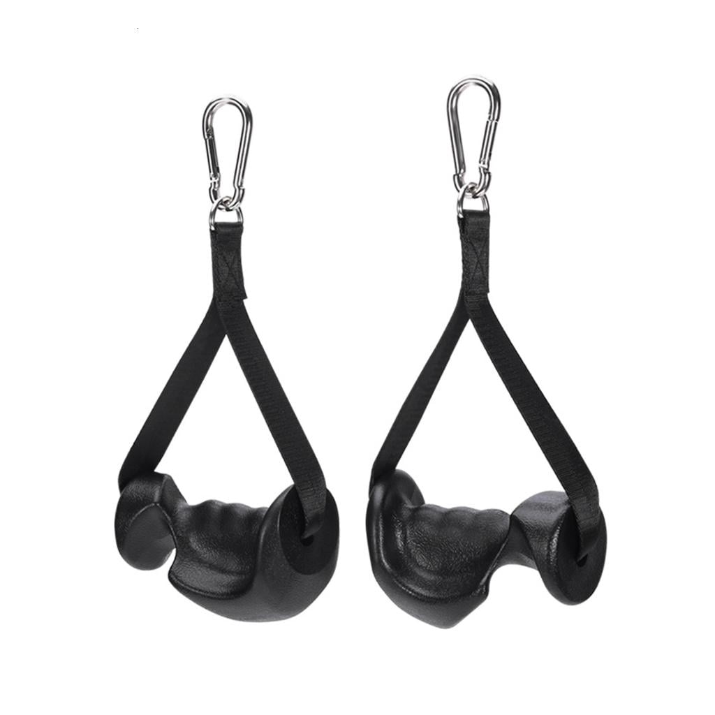 2lots Big Shape Exercise Handle Multifunction Exercise Suspension Grip Resistance Band Handle For Homes Gym Equipment