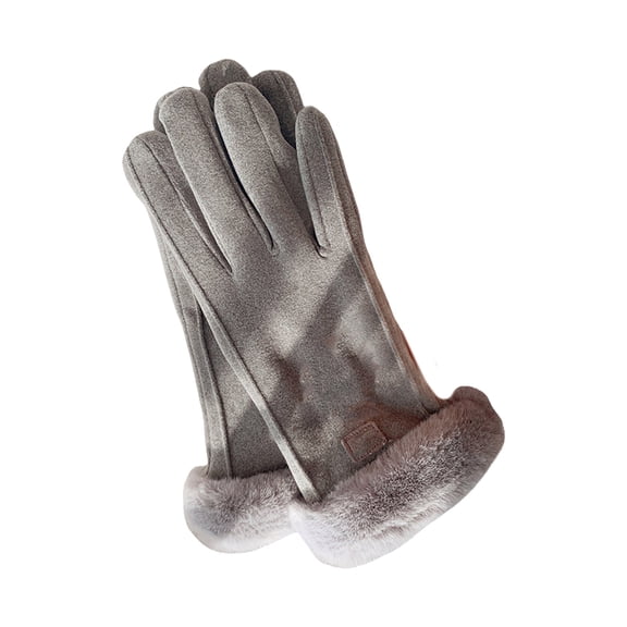 2lots Comfortable Plush Gloves Versatiles Touchscreens Winter Mittens Antiskid for Men and Women