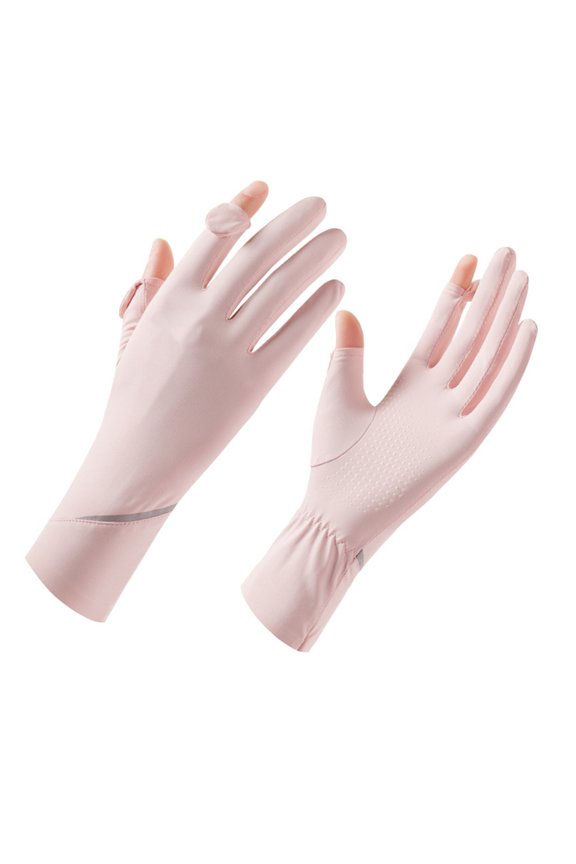 2lots Drying Gloves Sunscreen Split Finger Mittens Sun Gloves for Outdoor Use