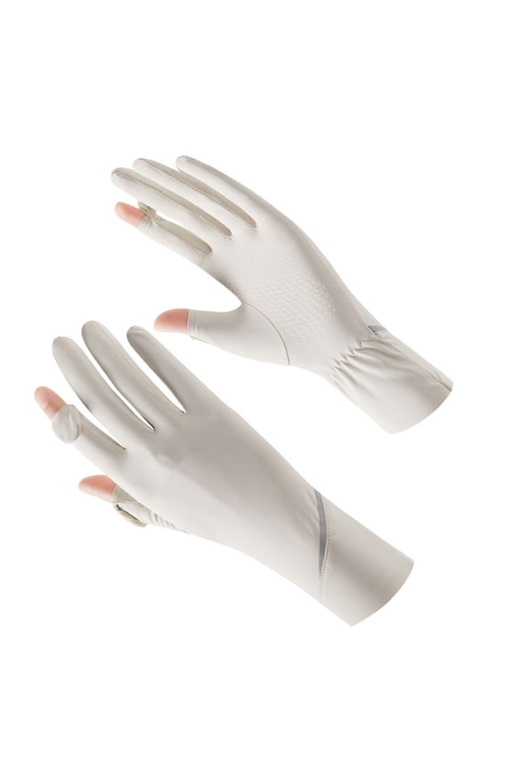 2lots Drying Gloves Sunscreen Split Finger Mittens Sun Gloves for Outdoor Use